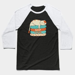 Cat nap time Baseball T-Shirt